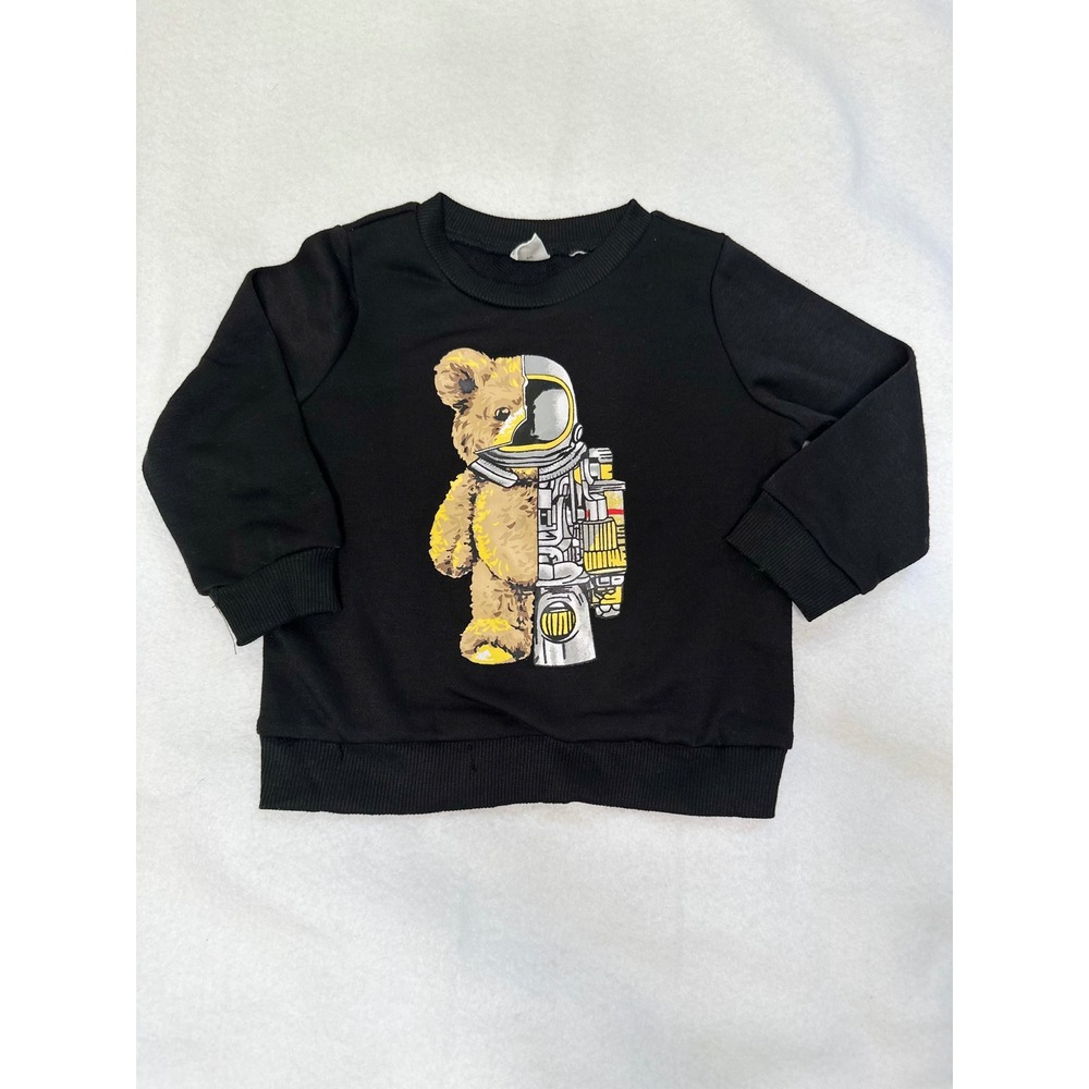 Sweatshirt Bundle Kids 18-24M Black Bear Astronaut Basketball Good - Picture 2 of 5